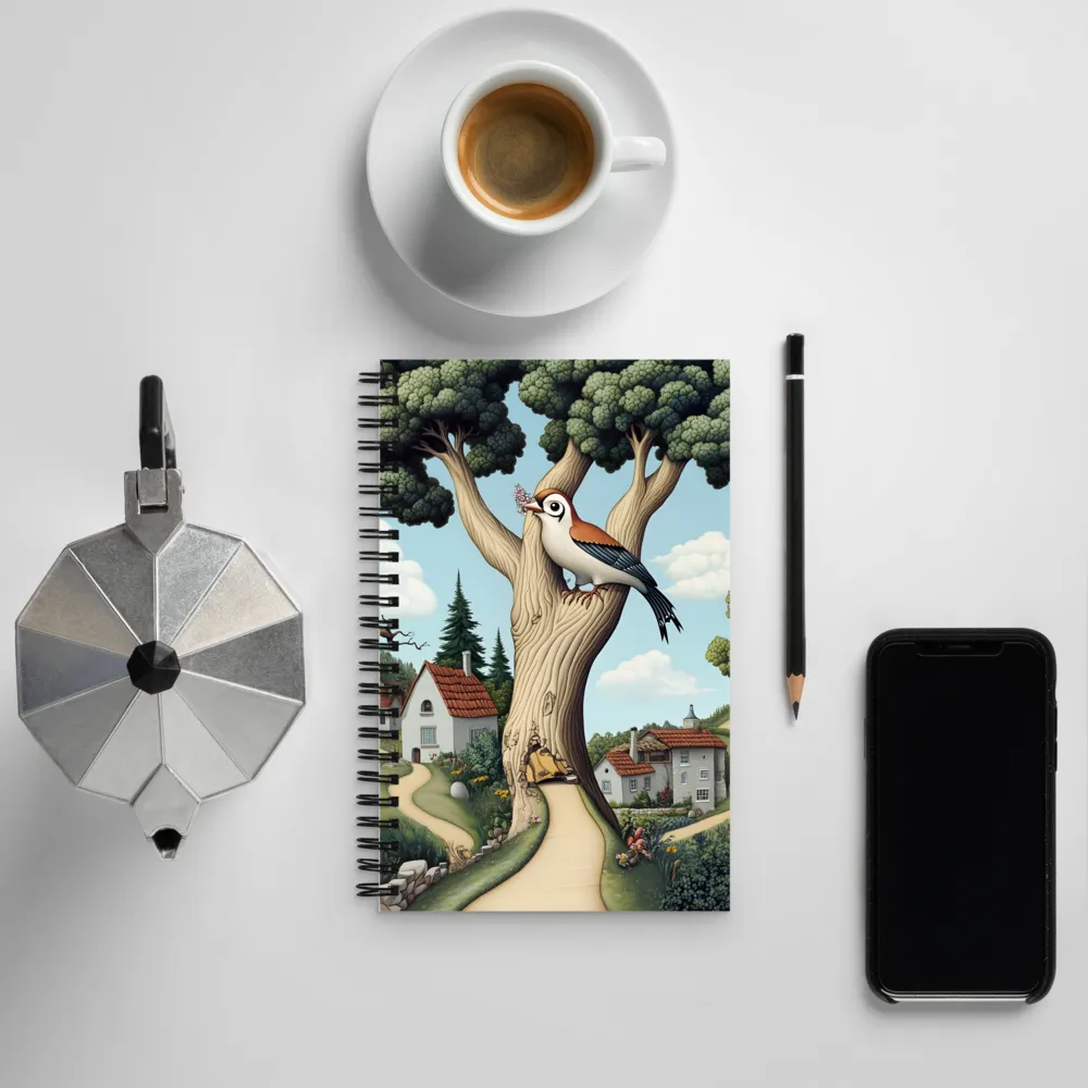 Whimsical Whispers of Nature | Spiral Notebook