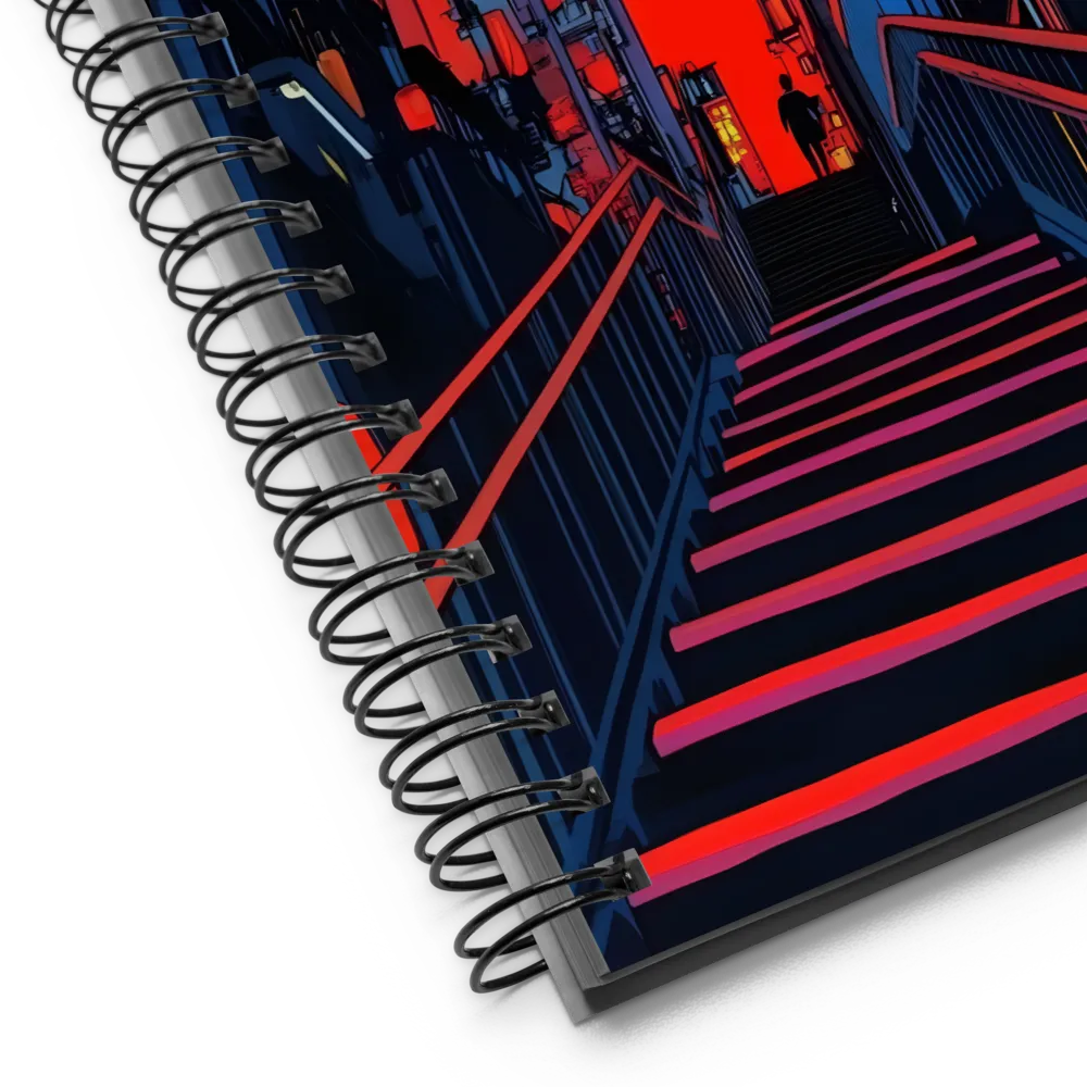 Stairway to the Unknown | Spiral Notebook