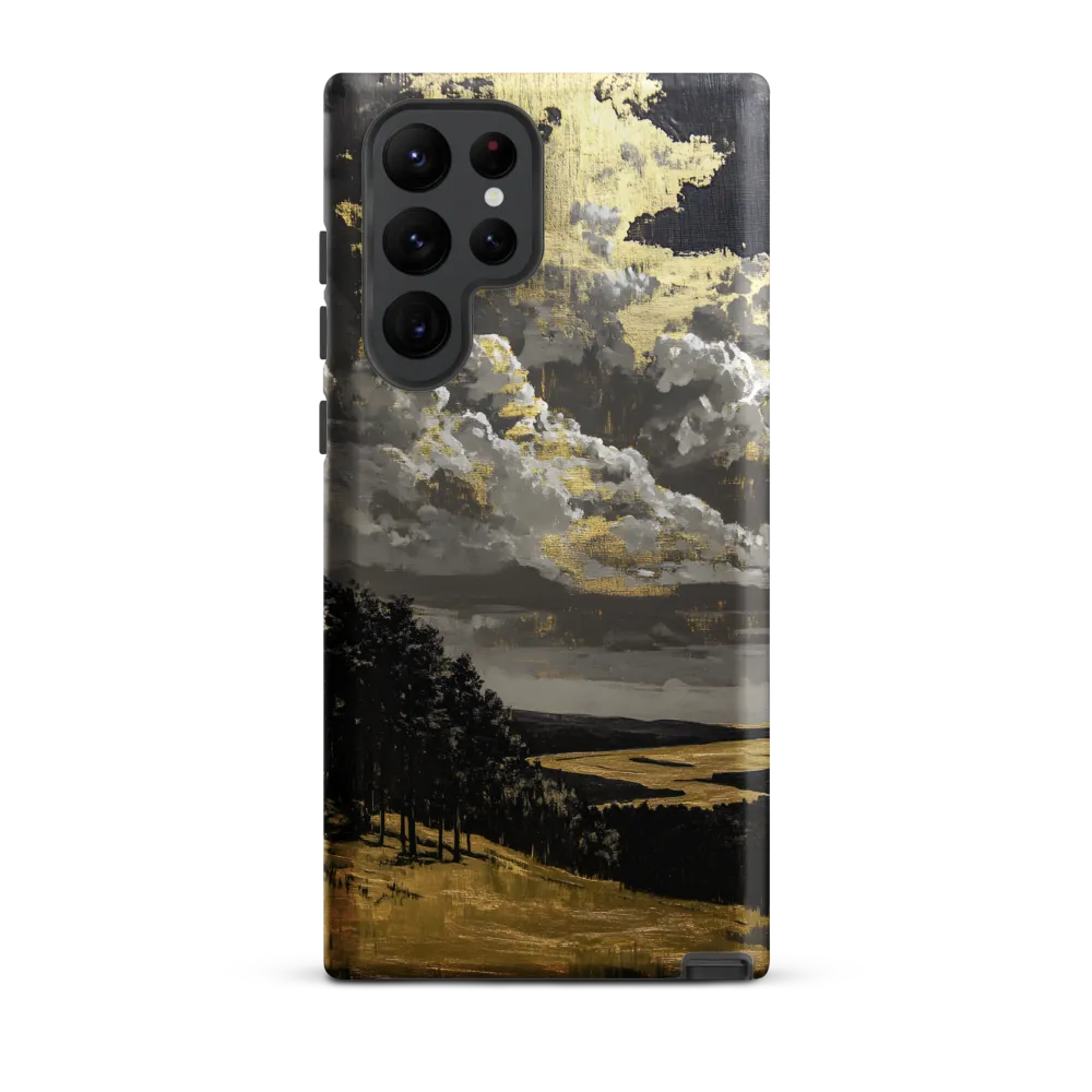 Golden Serenity in a Dramatic Sky | Phone Case |  S22 Ultra | Tough Case | Matte