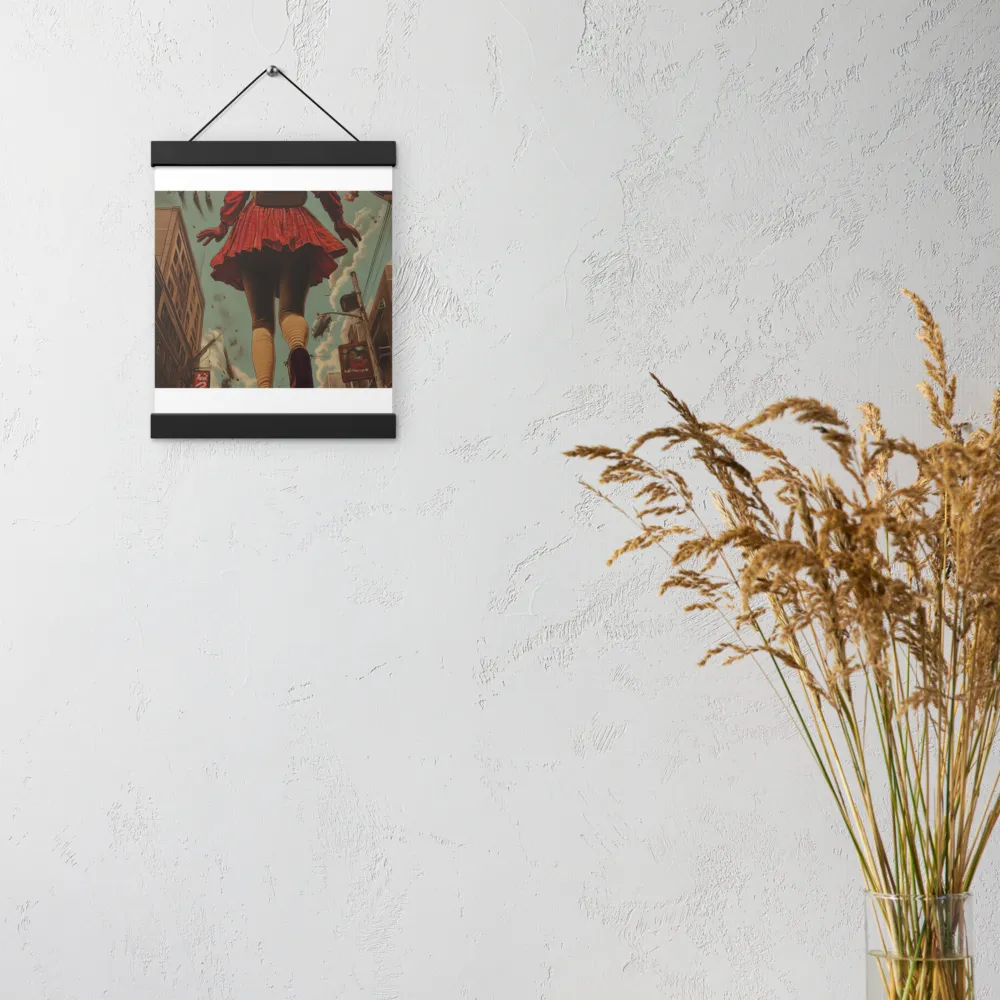 Flight of the Urban Dreamer | Poster With Black Wood Hanger | 8″×10″
