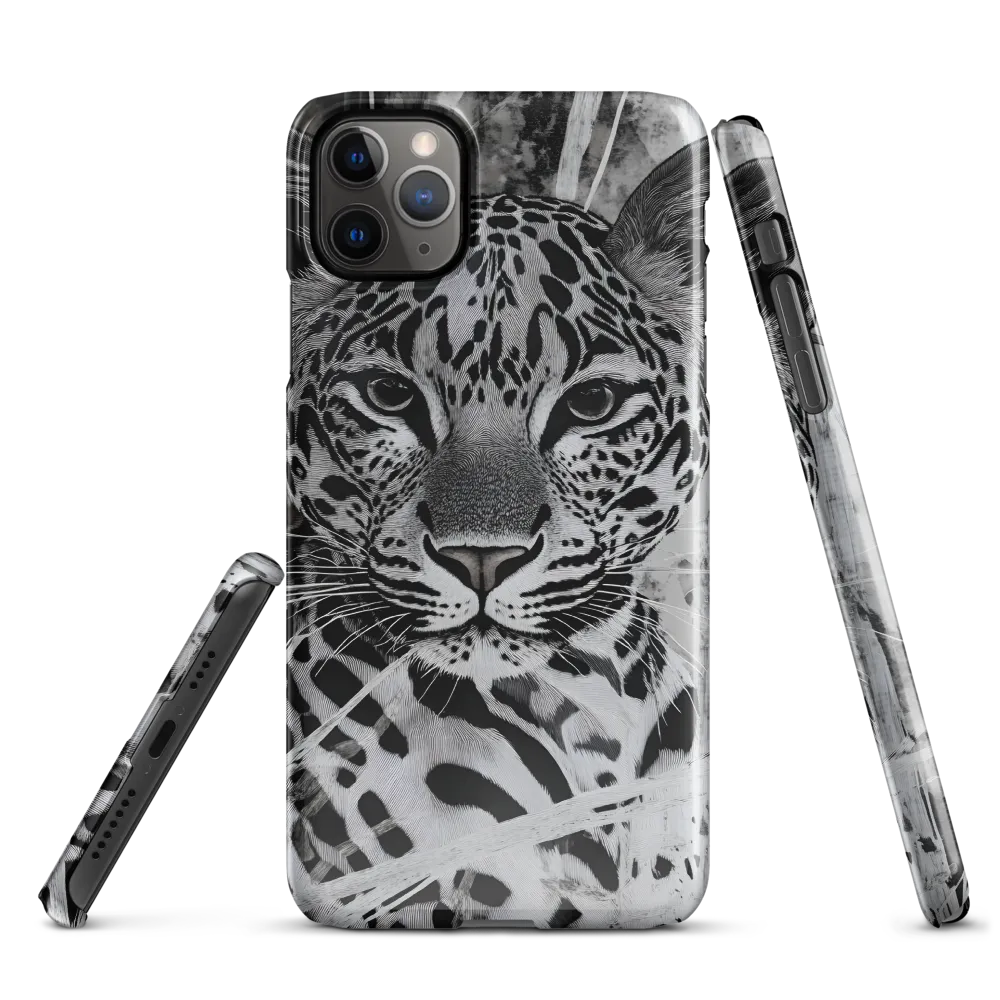 Majestic Gaze: The Leopard's Portrait | Phone Case |  11 Pro Max | Snap Case | Glossy