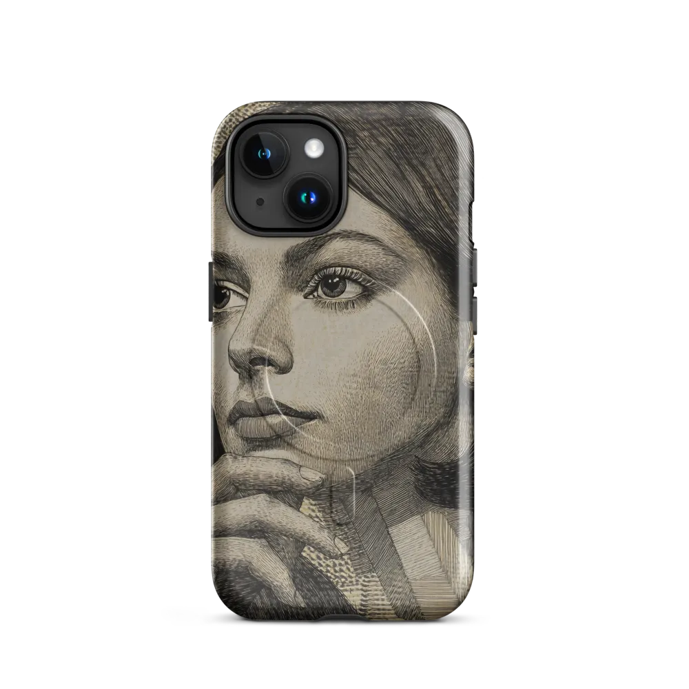 Contemplative Reflection | Phone Case |  15 | MagSafe® Tough Case | Glossy
