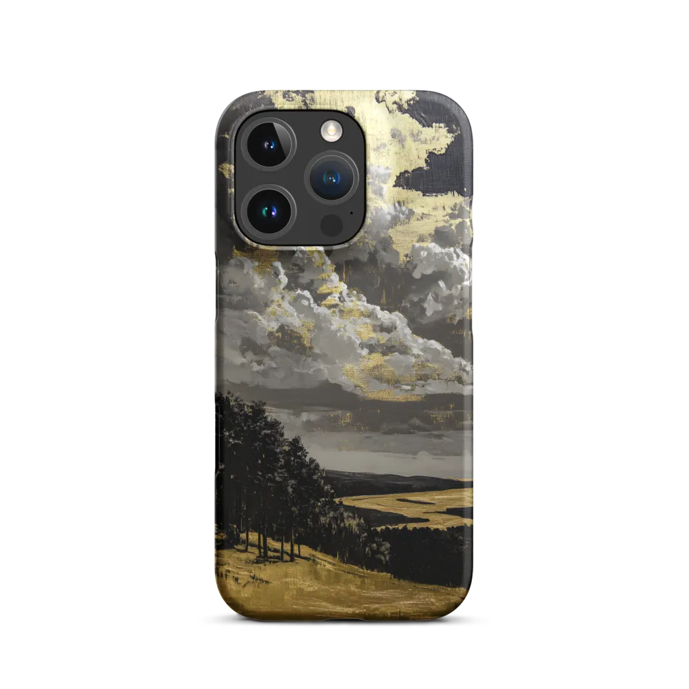 Golden Serenity in a Dramatic Sky