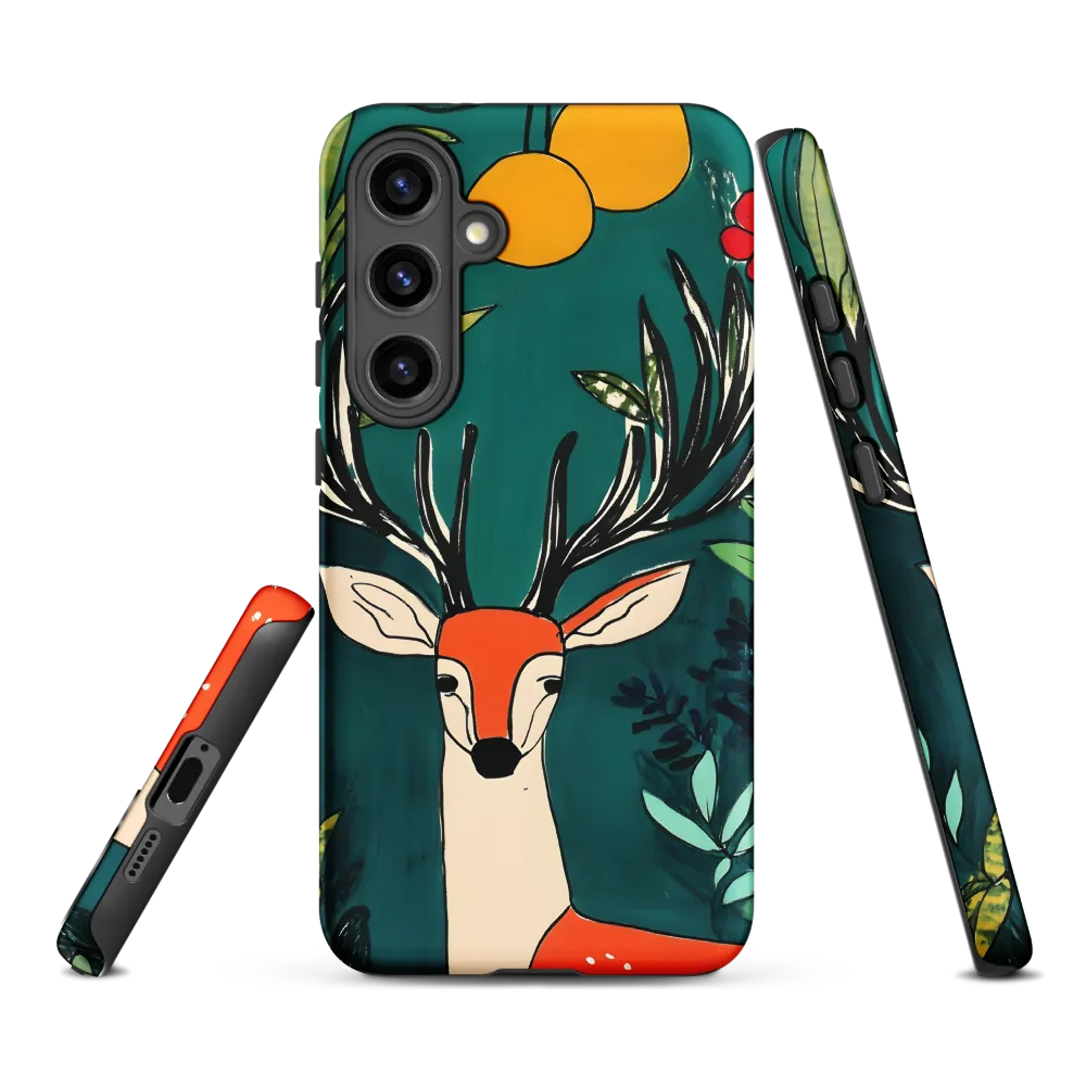 Nature's Embrace: The Majestic Deer | Phone Case |  S24 Plus | Tough Case | Matte