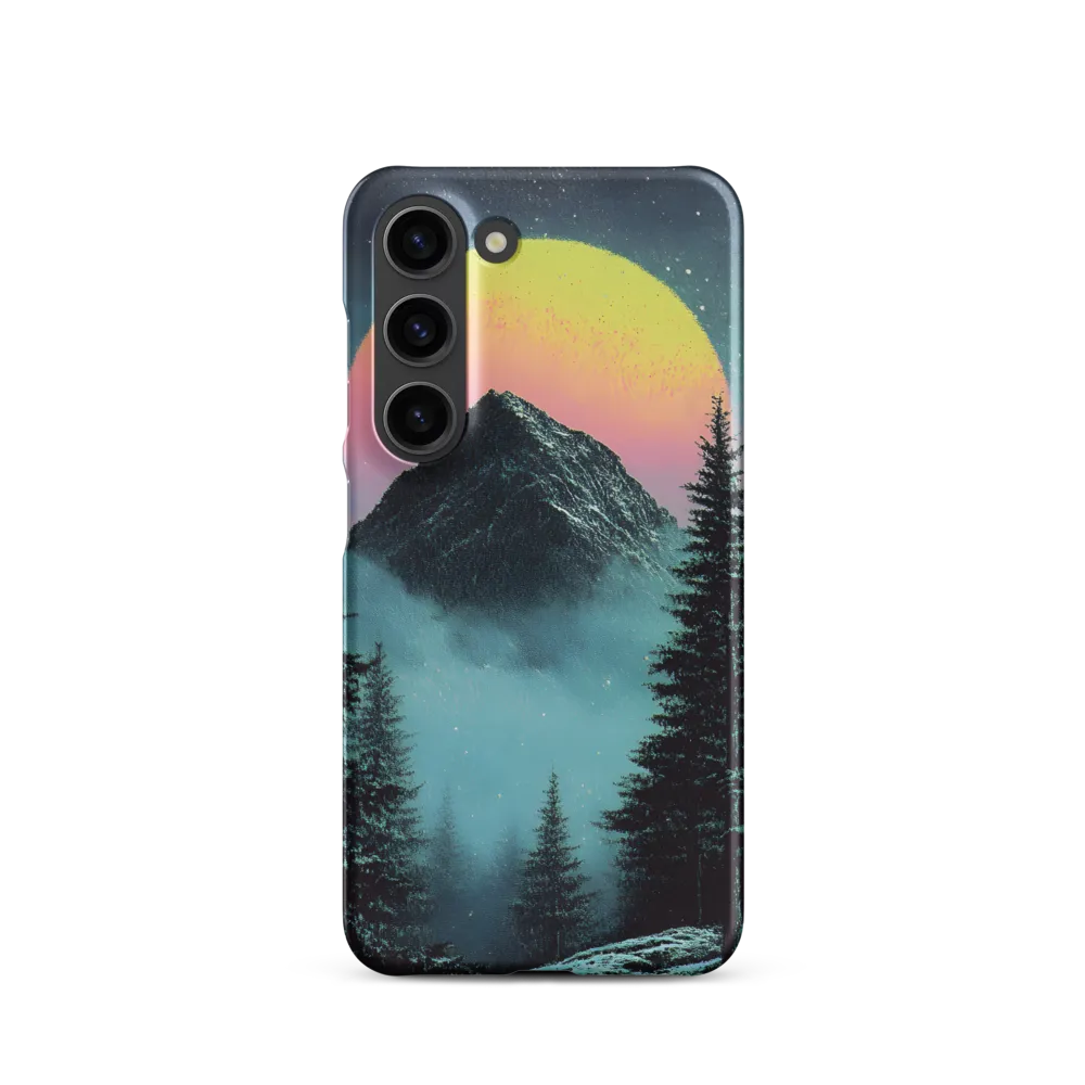 Ethereal Peaks Under Celestial Lights
