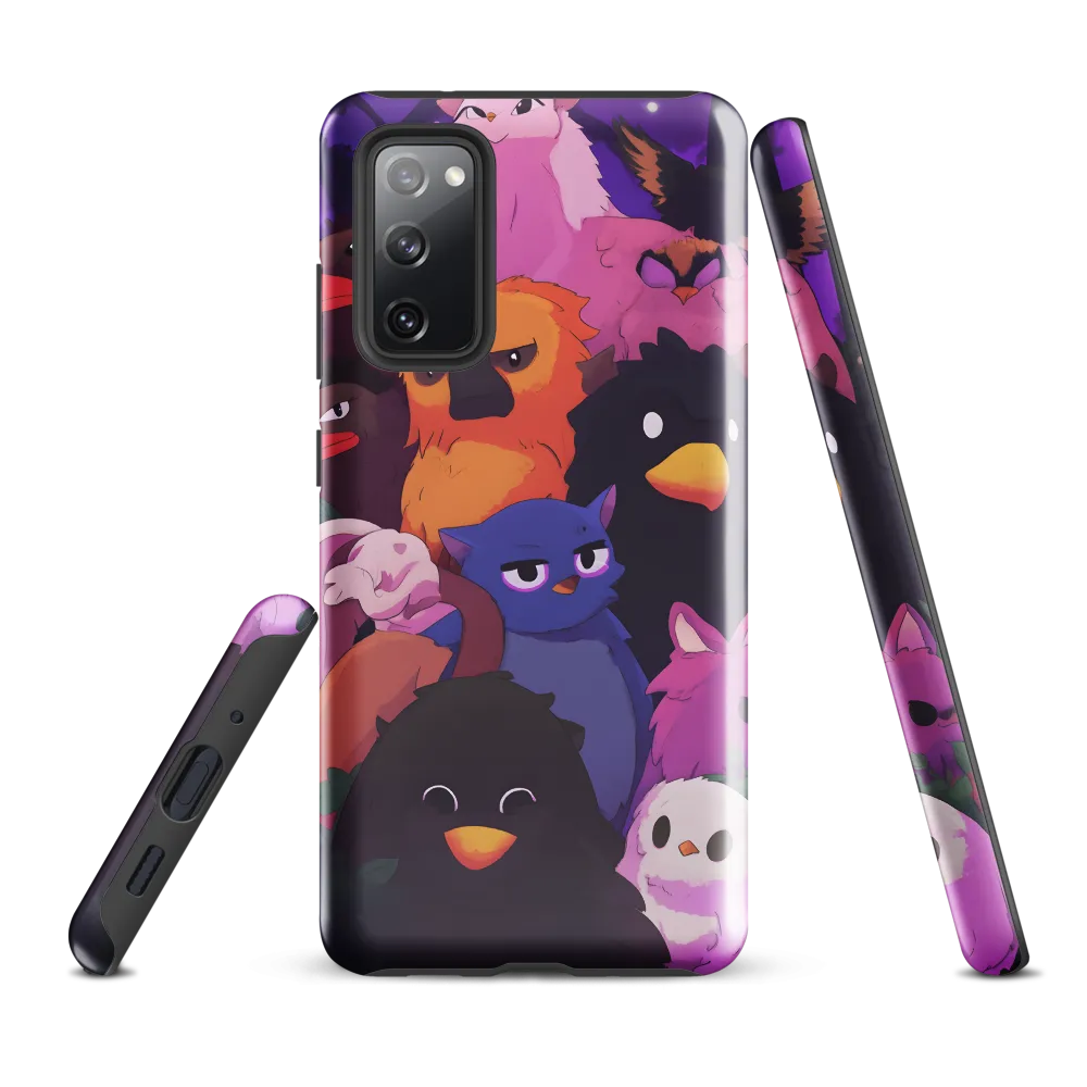 Whimsical Avian Gathering