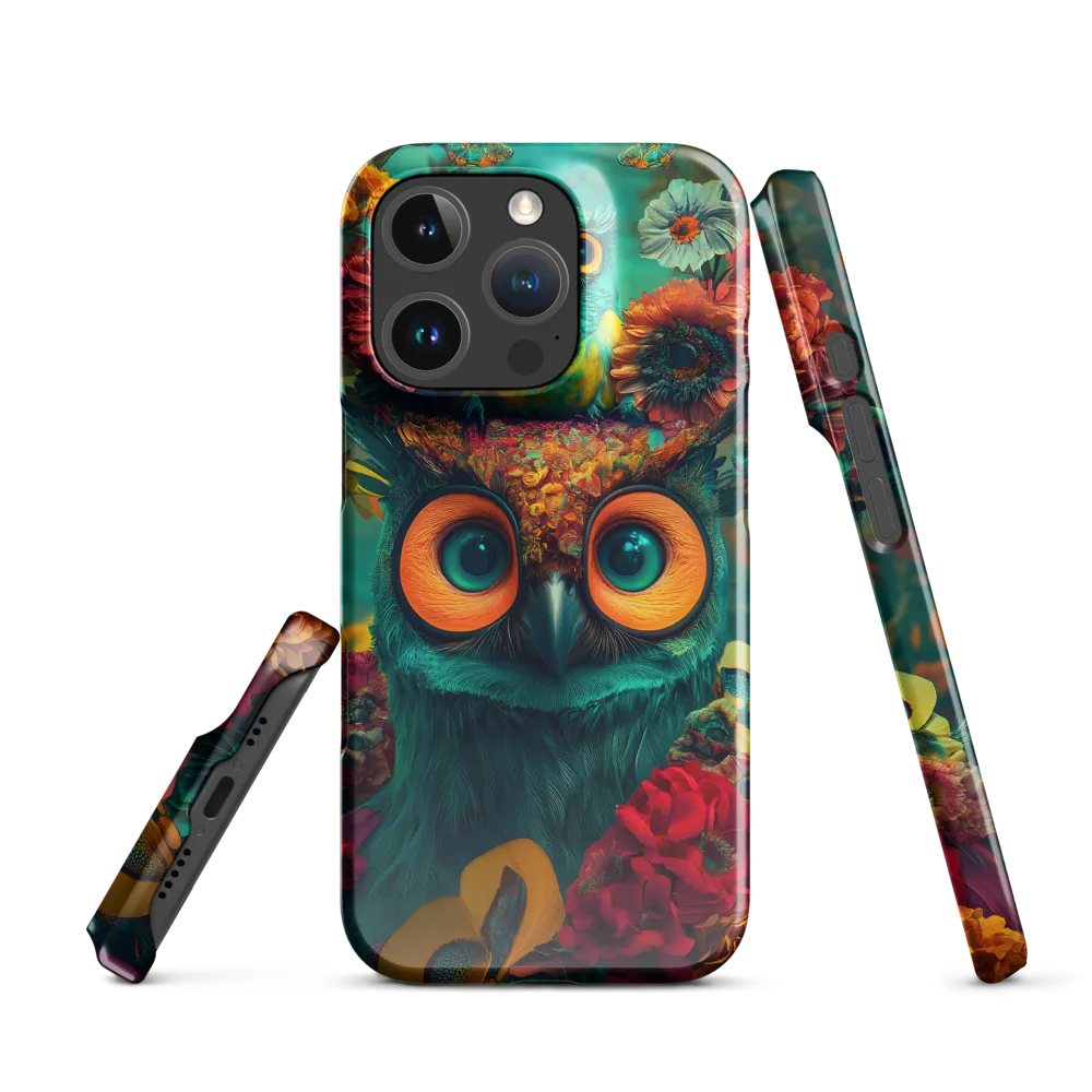 Majestic Harmony: The Floral Owl