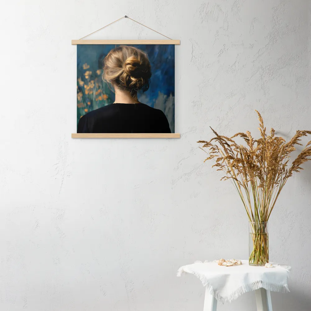 Whispers of Tranquility | Poster With Oak Wood Hanger | 18″×18″