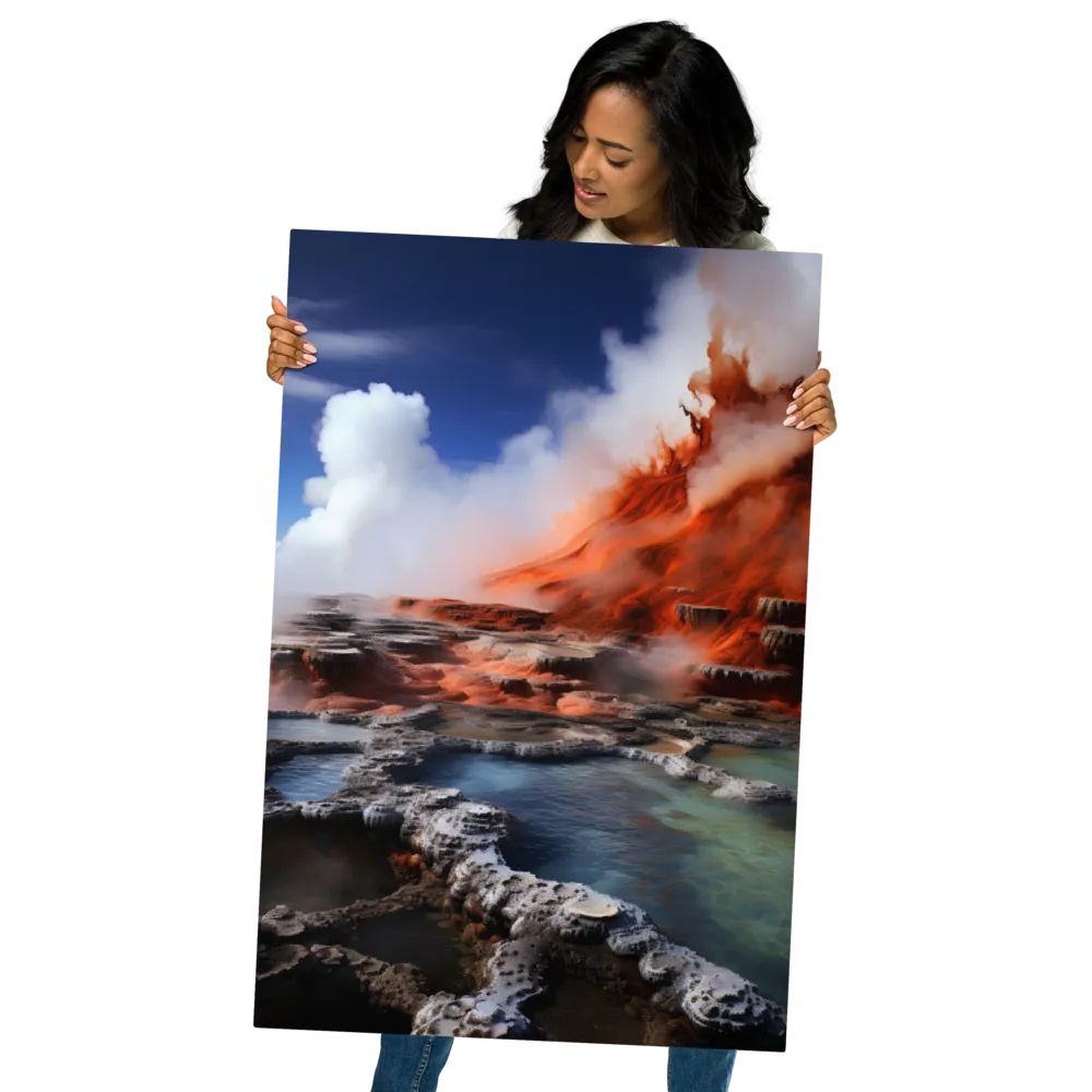 Nature's Fury: The Volcano's Expression