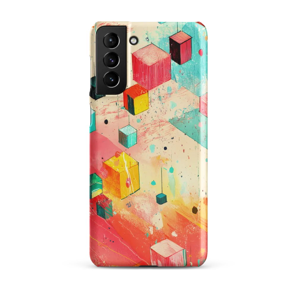 Suspended Cubes in Colorful Abstraction