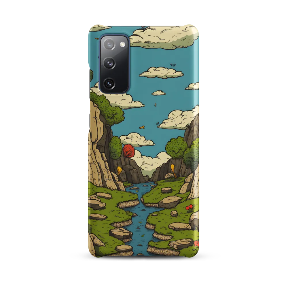Whimsical Serenity: A Canyon Landscape