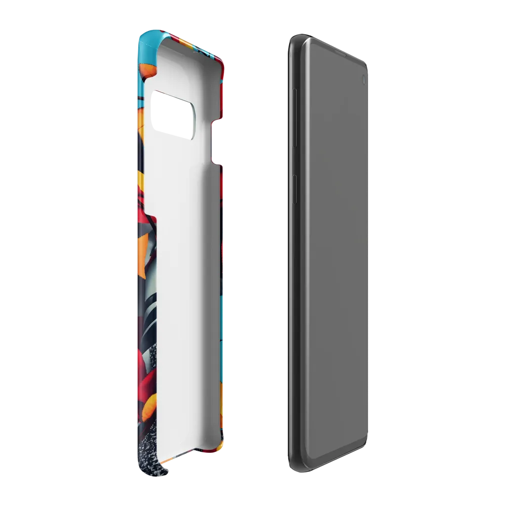 Futuristic Fusion: Nature Meets Technology | Phone Case |  S10 Plus | Snap Case | Glossy