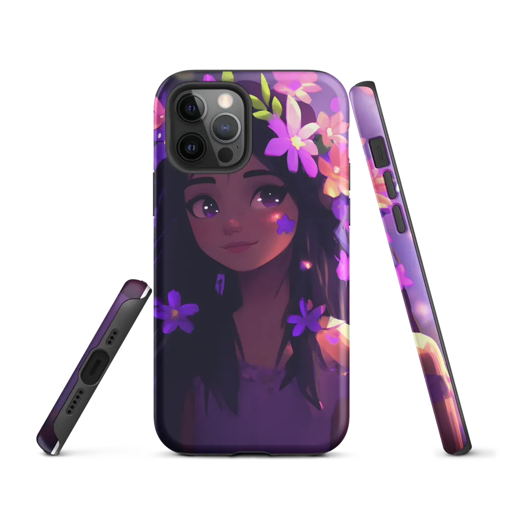 Crown of Purple Blossoms