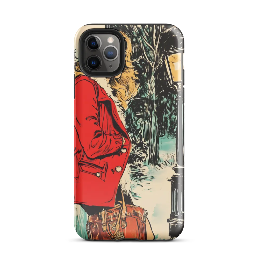 Winter Glamour in Red | Phone Case |  11 Pro Max | Tough Case | Glossy