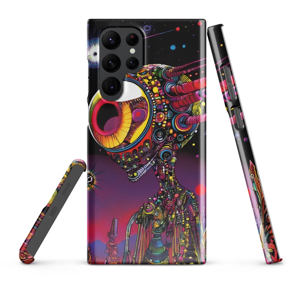 Cosmic Alien Odyssey | Phone Case |  S22 Ultra | Snap Case | Glossy