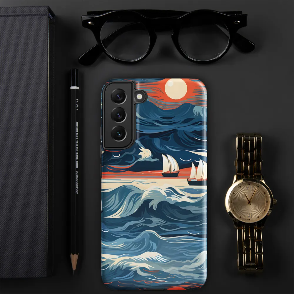 Ocean Whispers: A Voyage at Dusk