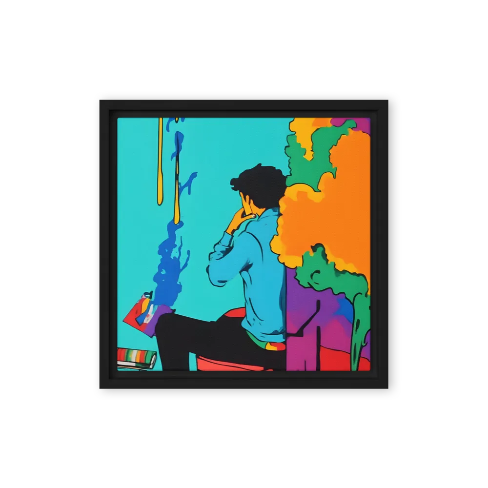 The Artist Within | Canvas with Black Frame | 12″×12″