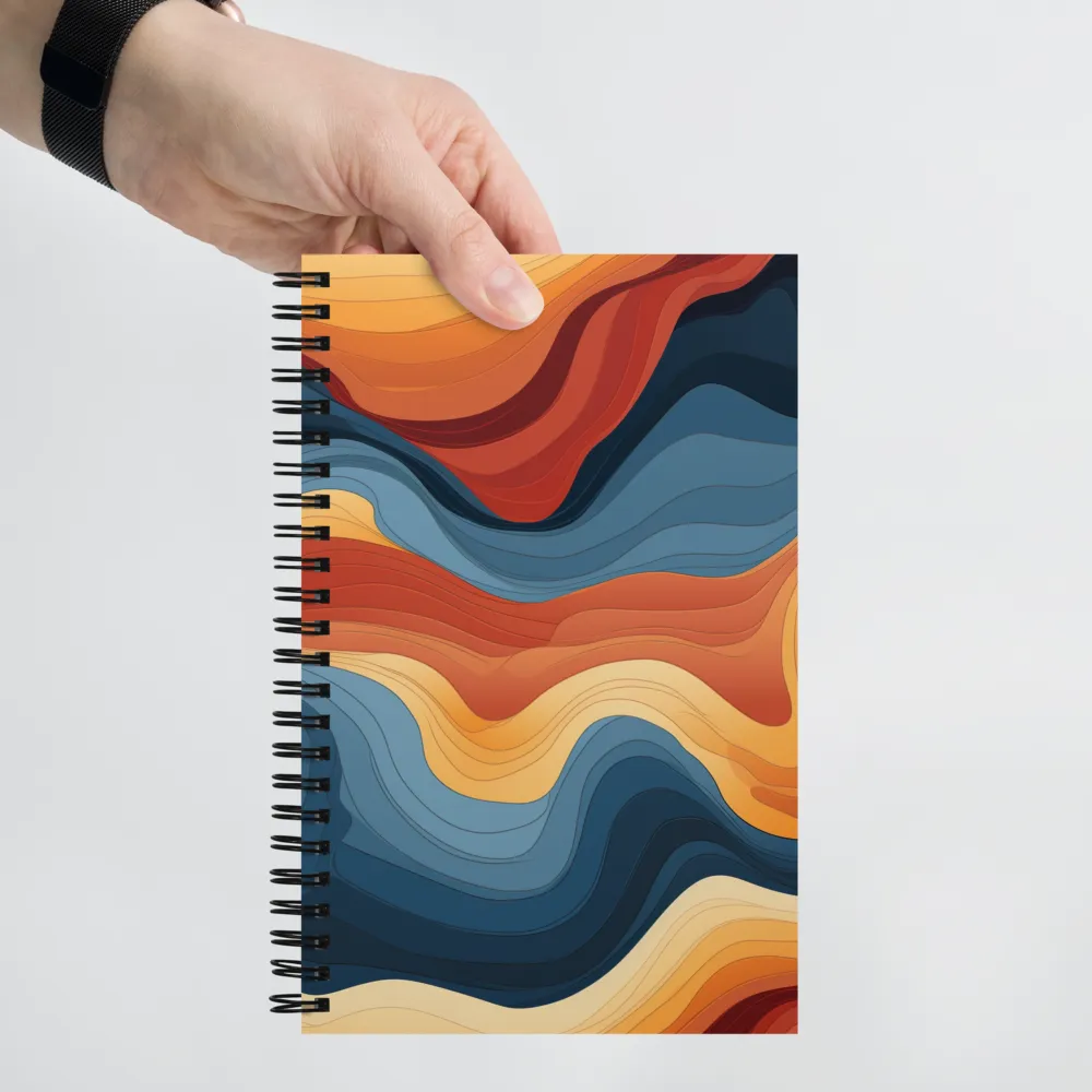 Fluid Harmony | Spiral Notebook