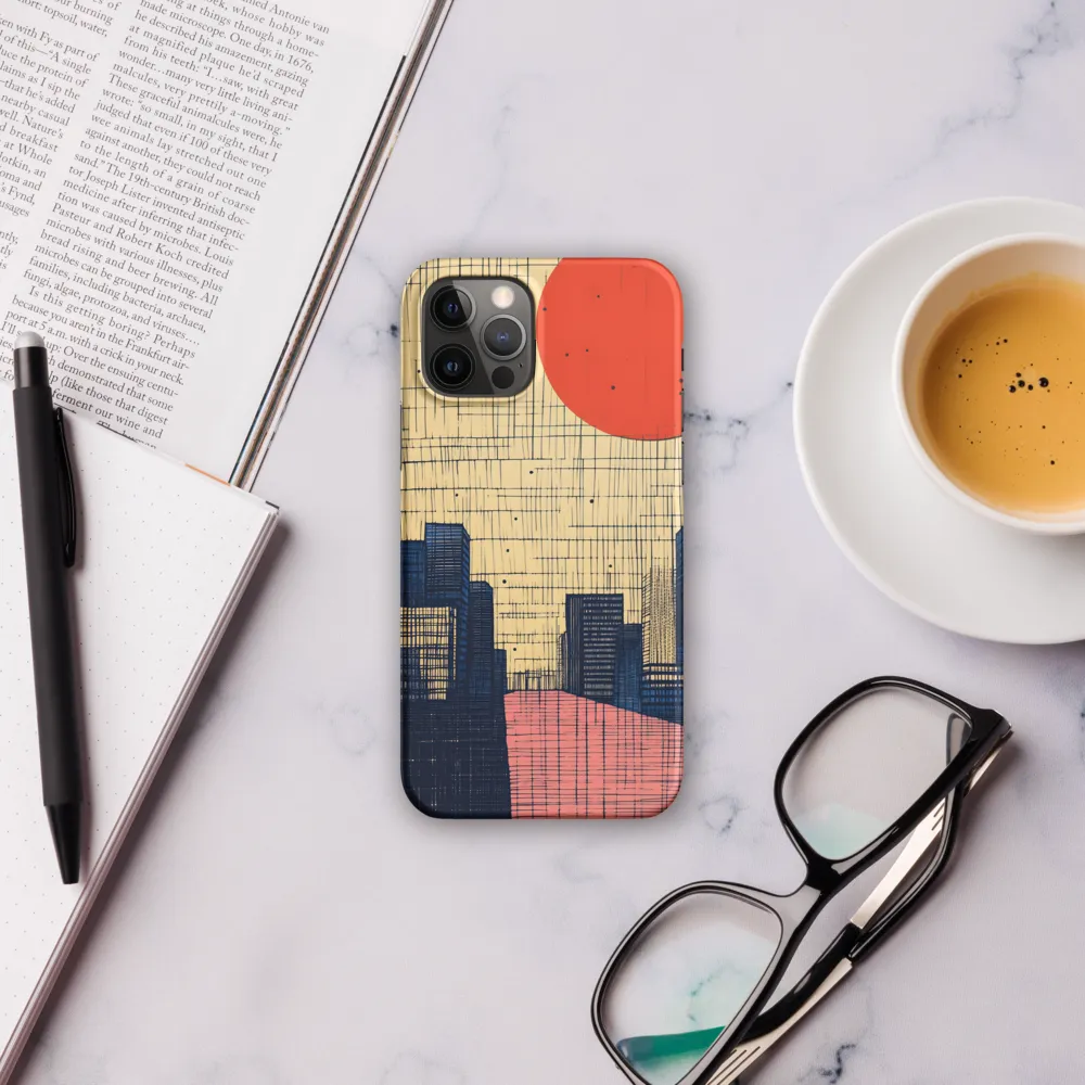 Urban Echoes: A Minimalist Cityscape