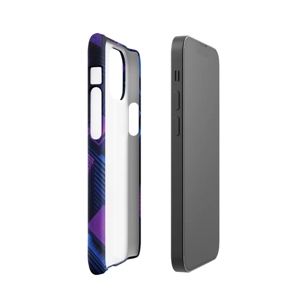 Geometric Dreams in Blue and Purple