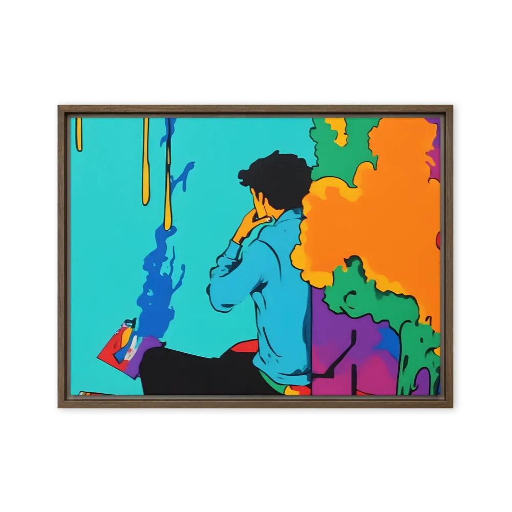The Artist Within | Canvas with Brown Frame | 18″×24″