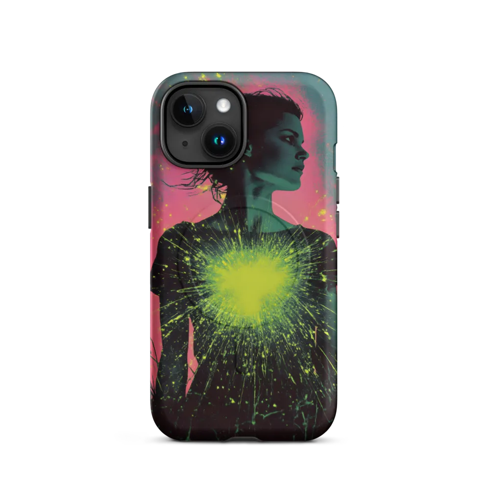 Cosmic Heart: A Surreal Portrait of Strength