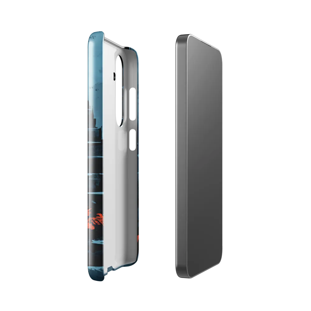 Silent Steps | Phone Case |  S24 | Snap Case | Glossy