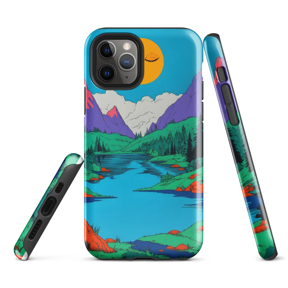 Whimsical Serenity in Vibrant Colors