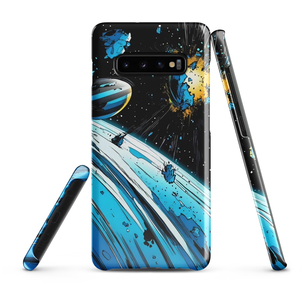 Cosmic Collision | Phone Case |  S10 Plus | Snap Case | Glossy