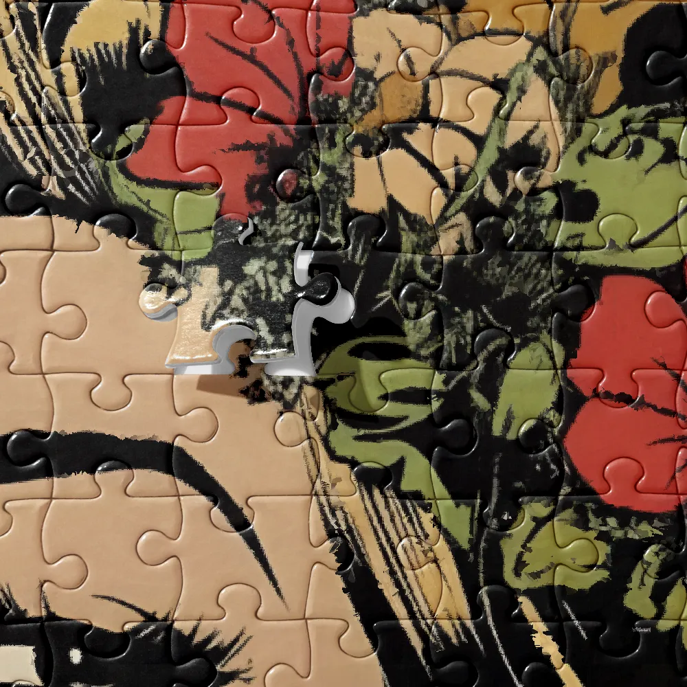 Muse in Bloom 
 Jigsaw Puzzle