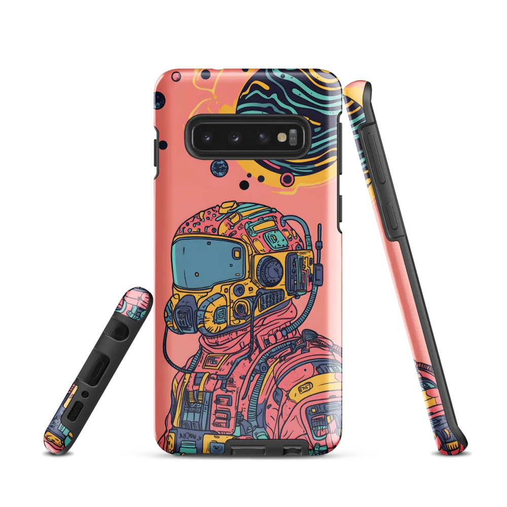 Exploration Beyond: A Digital Astronaut | Phone Case |  S10 | Tough Case | Glossy