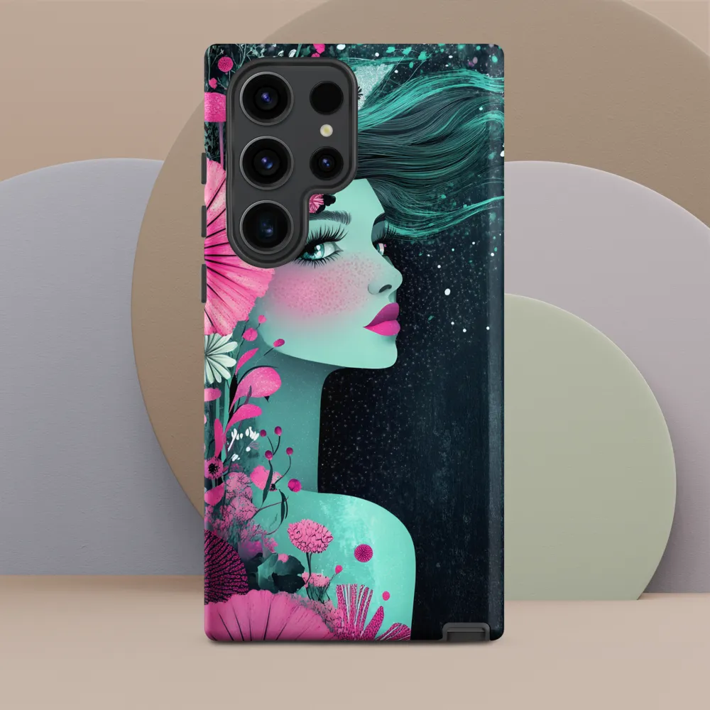 Floral Harmony: Portrait of Serenity