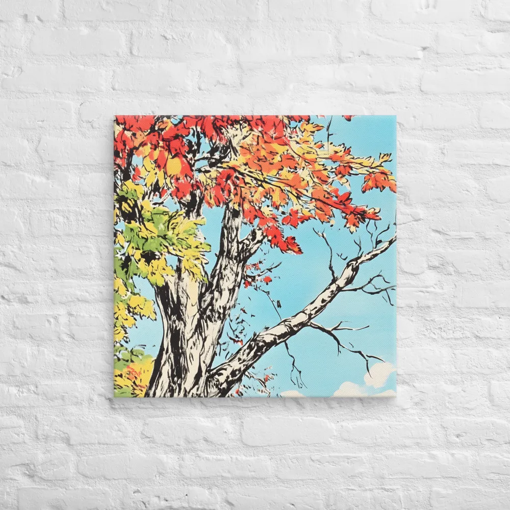 Autumn's Embrace | Canvas | 26″×26″