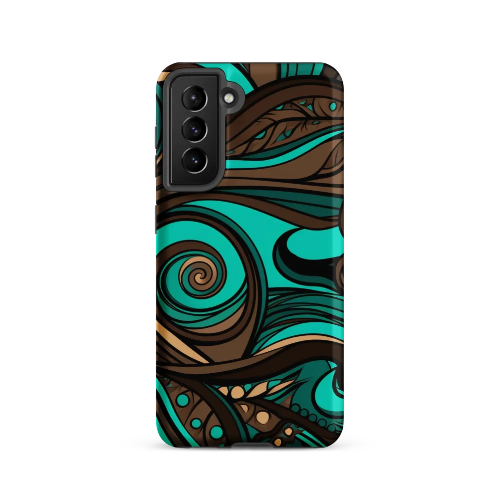 Fluctuating Currents | Phone Case |  S21 | Tough Case | Matte