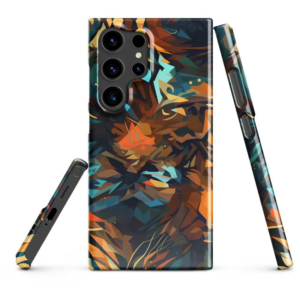 Wild Symphony: Abstract Tigers | Phone Case |  S24 Ultra | Snap Case | Glossy