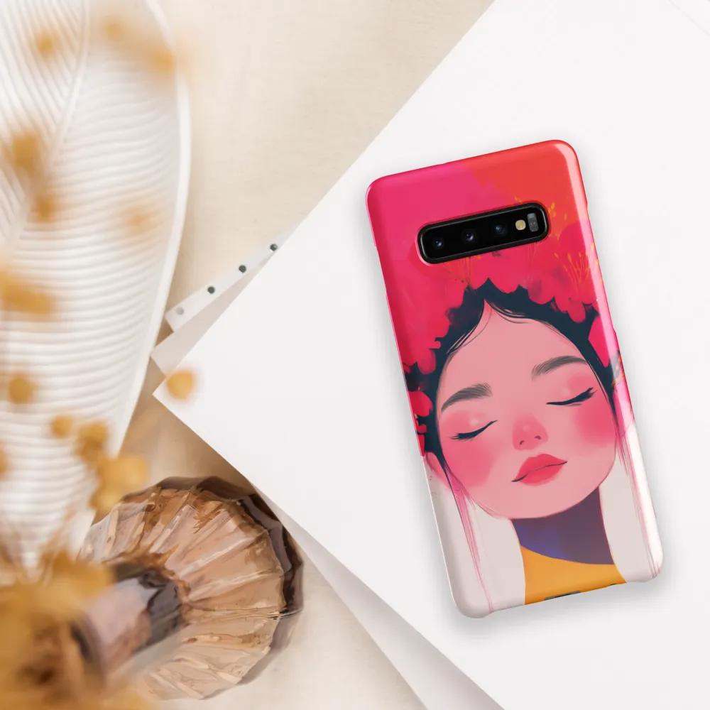 Serenity in Bloom | Phone Case |  S10 Plus | Snap Case | Glossy