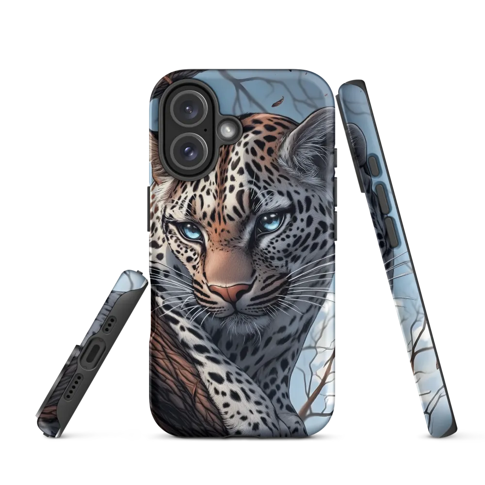 Silent Vigil: The Enigmatic Leopard | Phone Case