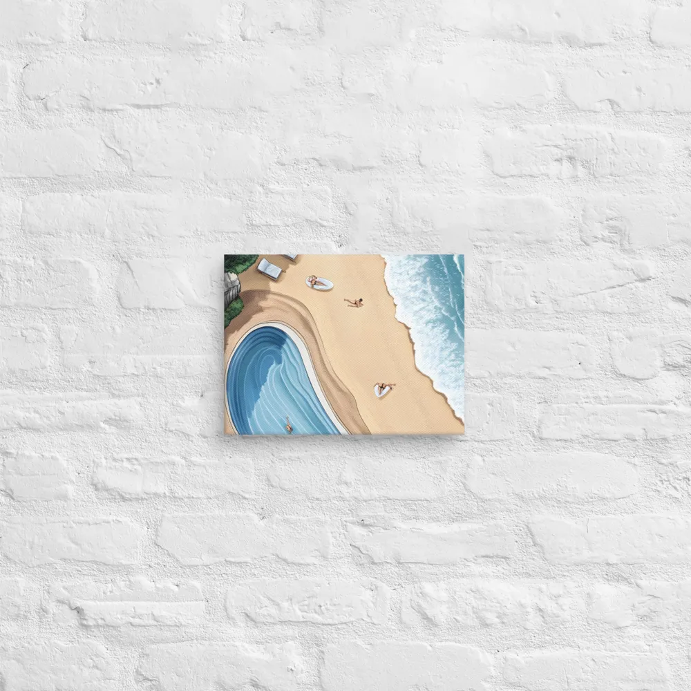 Serenity by the Shore | Canvas | 9″×12″