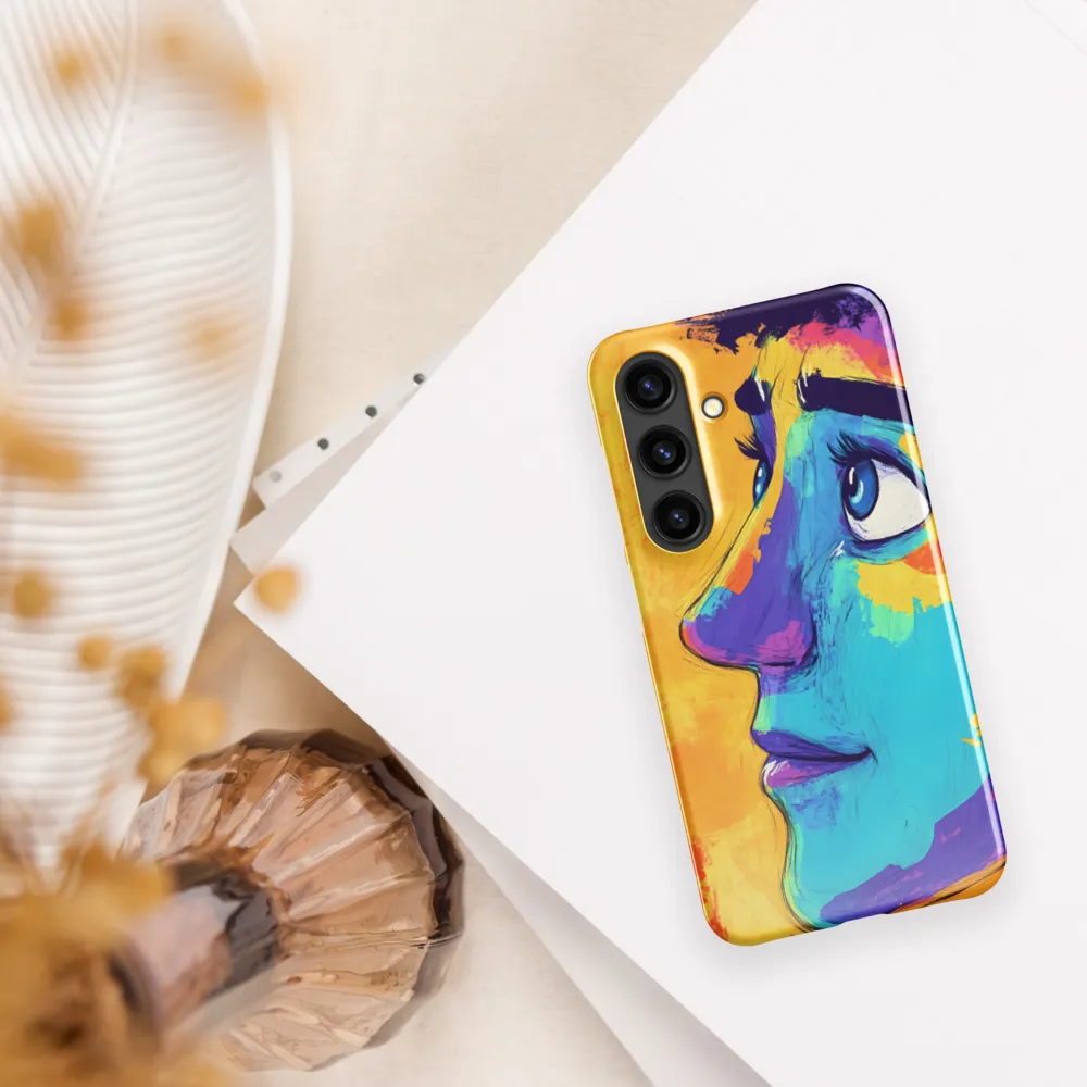 Whispers of Curiosity | Phone Case |  S24 | Snap Case | Glossy