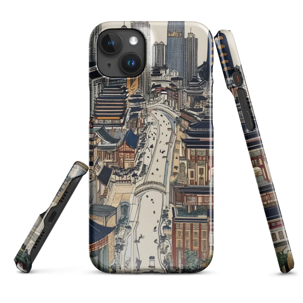 Urban Harmony: A Fusion of Tradition and Modernity | Phone Case |  15 Plus | Snap Case | Glossy