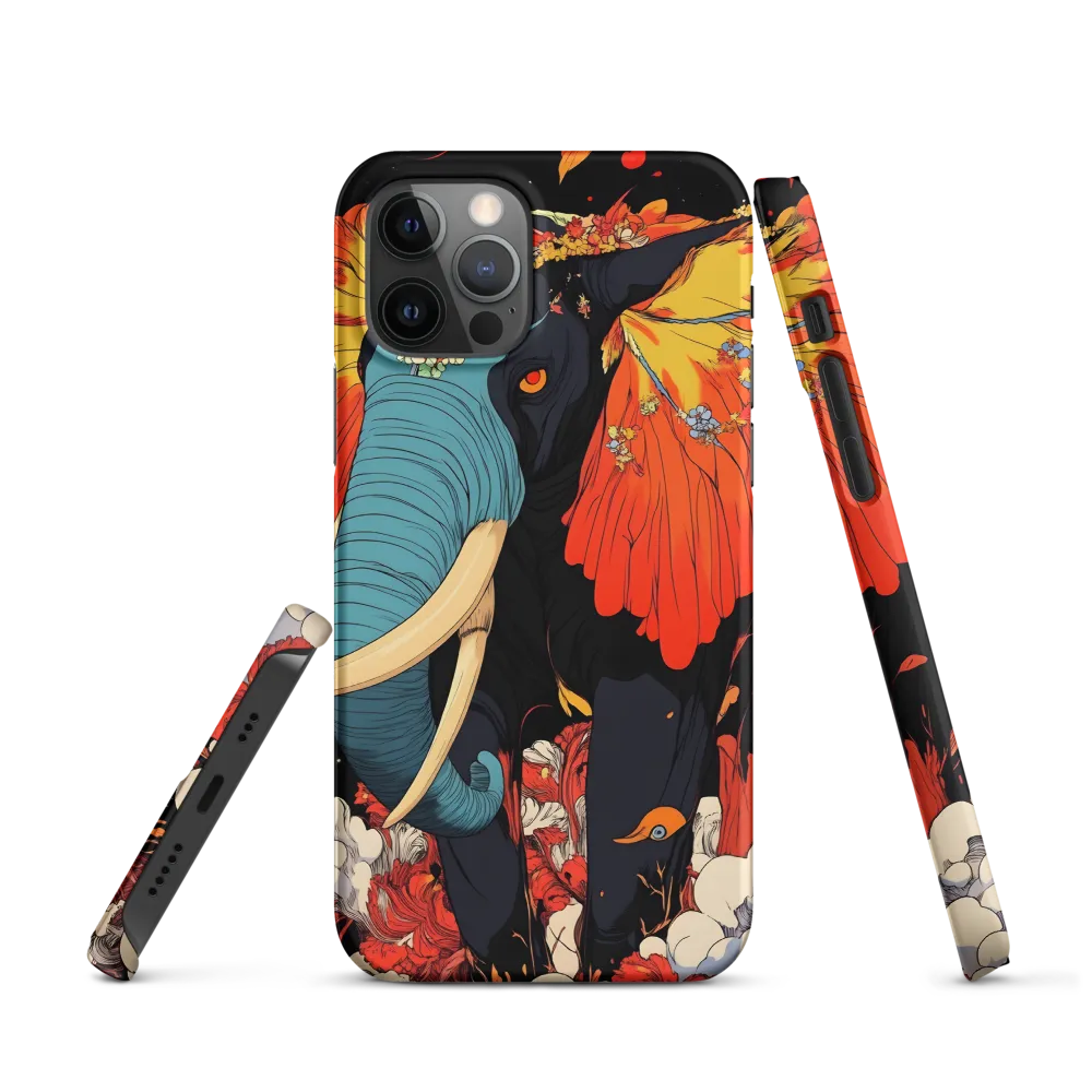 Majesty of the Floral Elephant | Phone Case |  12 Pro | Snap Case | Matte