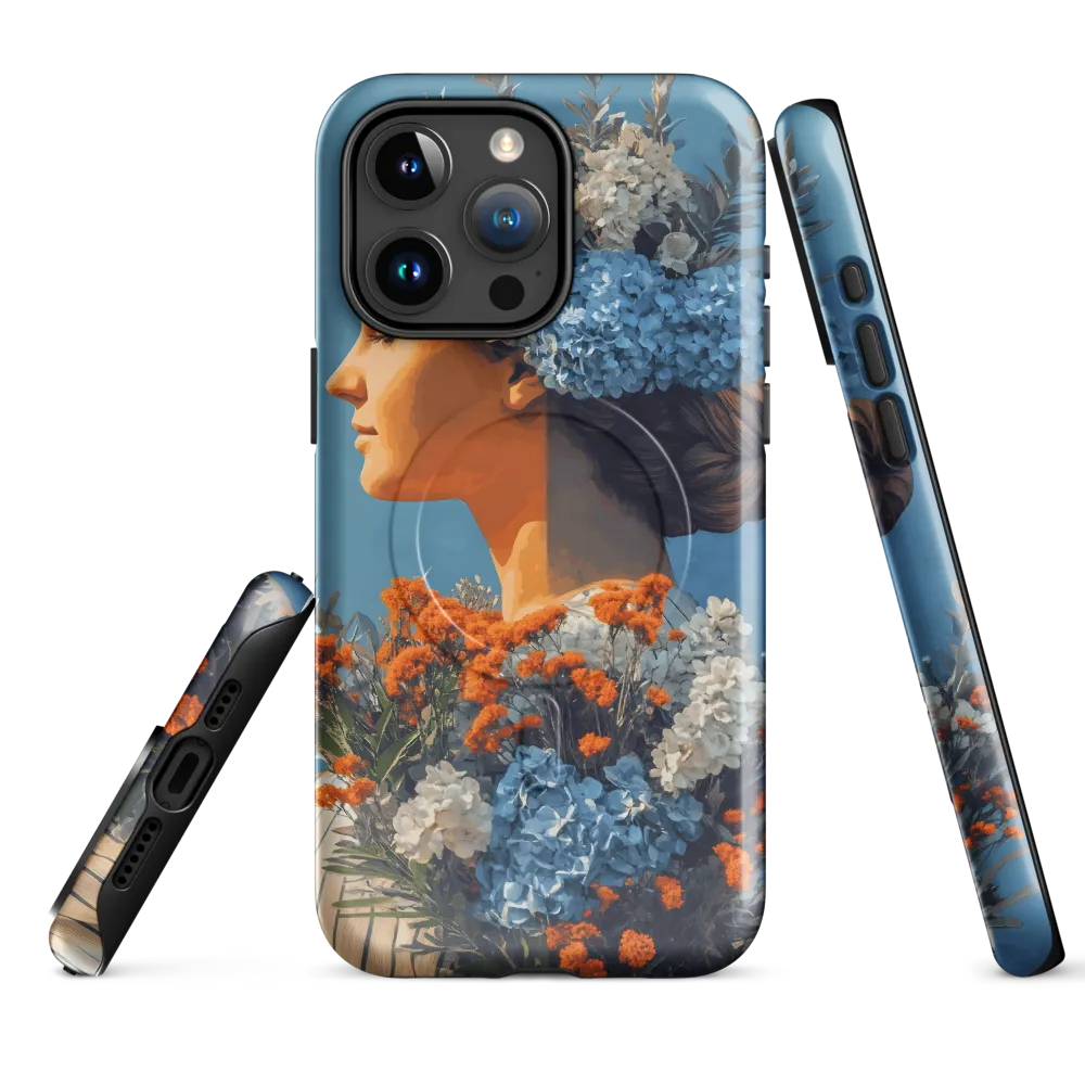 Floral Reverie: A Portrait of Serenity
