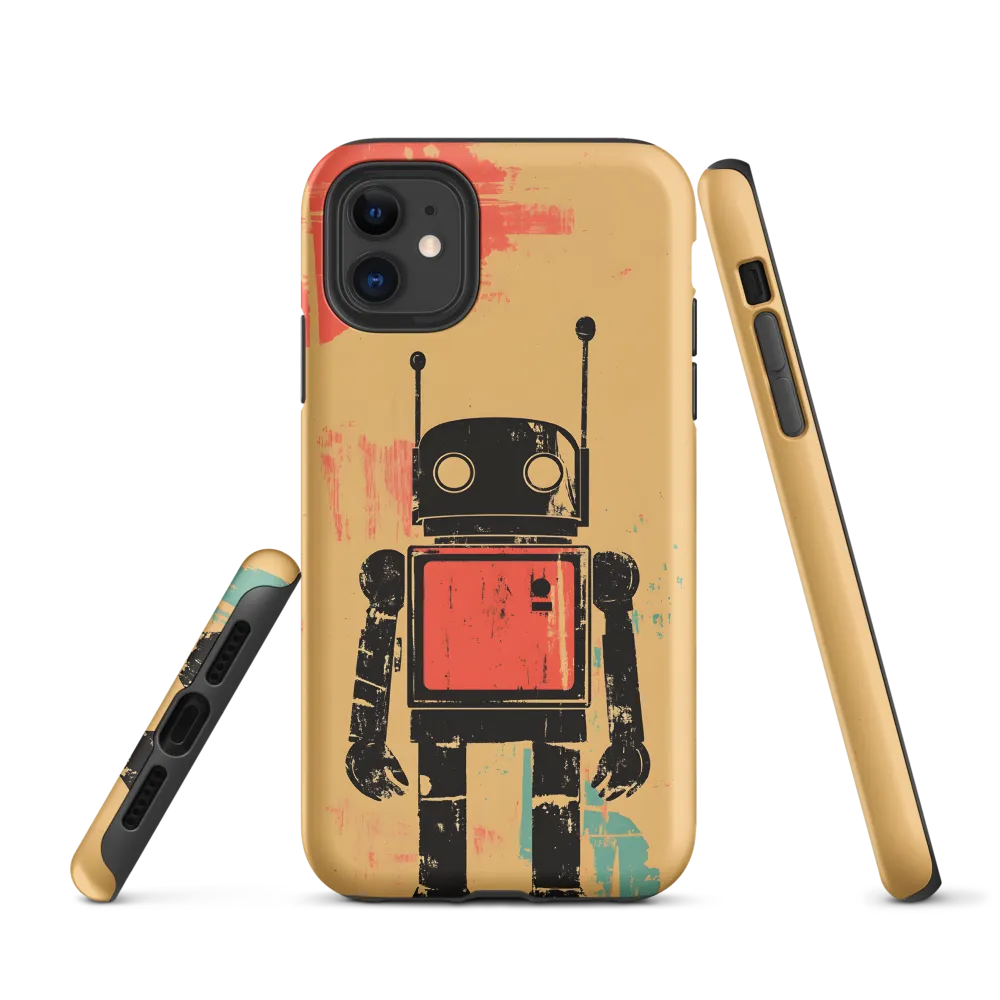 The Retro Robot | Phone Case |  11 | Tough Case | Matte