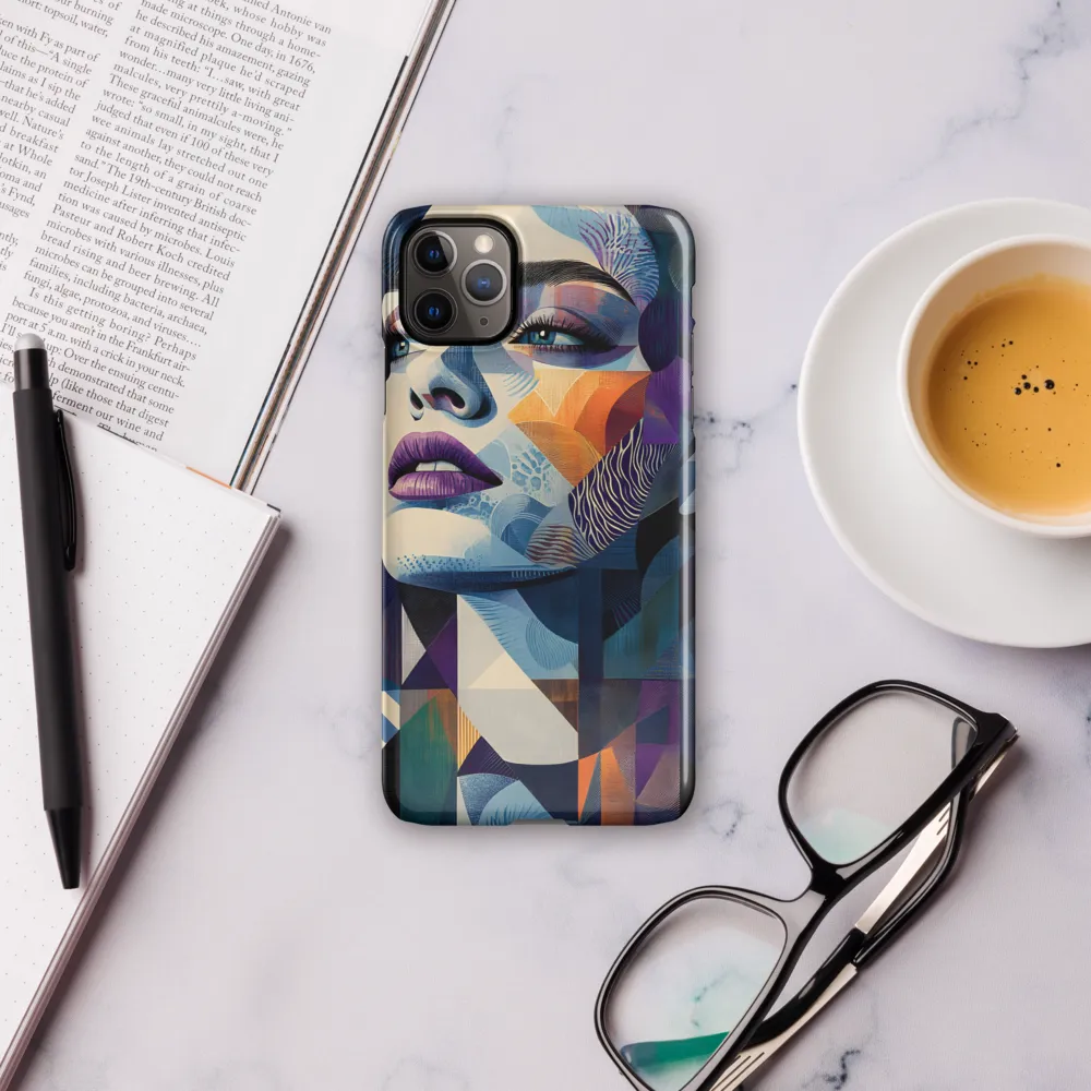 Fragmented Mystery: A Modern Portrait | Phone Case |  11 Pro Max | Snap Case | Glossy