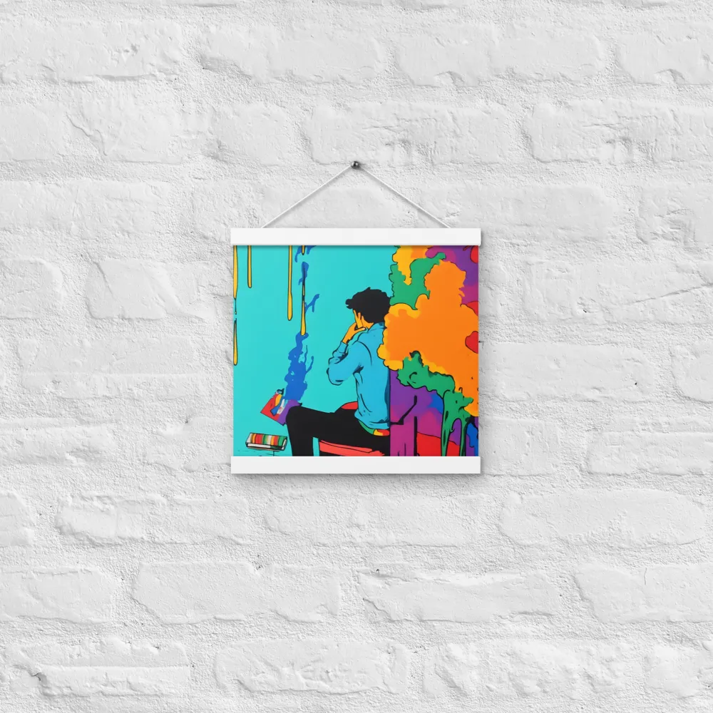 The Artist Within | Poster With White Wood Hanger | 12″×12″