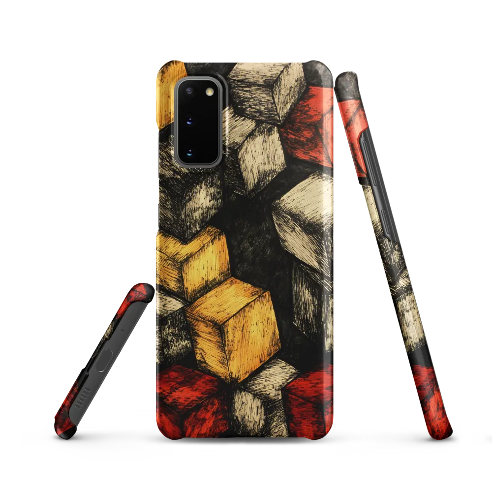 Dynamic Cubes: An Exploration in Color and Form | Phone Case |  S20 | Snap Case | Matte