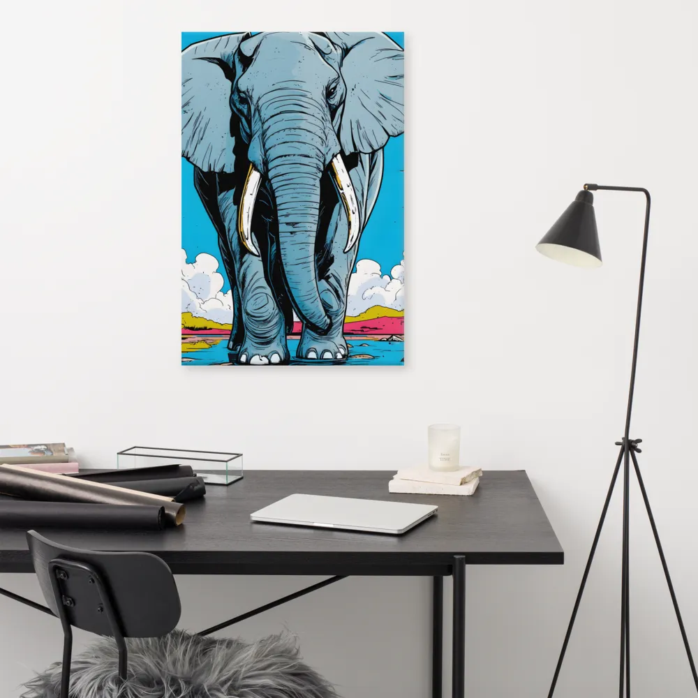 Majestic Presence: The Elephant | Canvas | 24″×36″