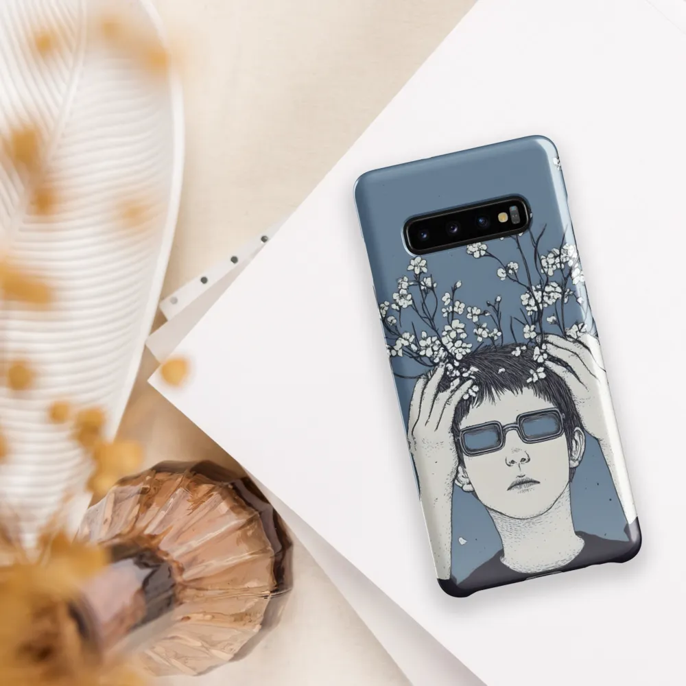 Blossoms of Contemplation | Phone Case |  S10 Plus | Snap Case | Glossy