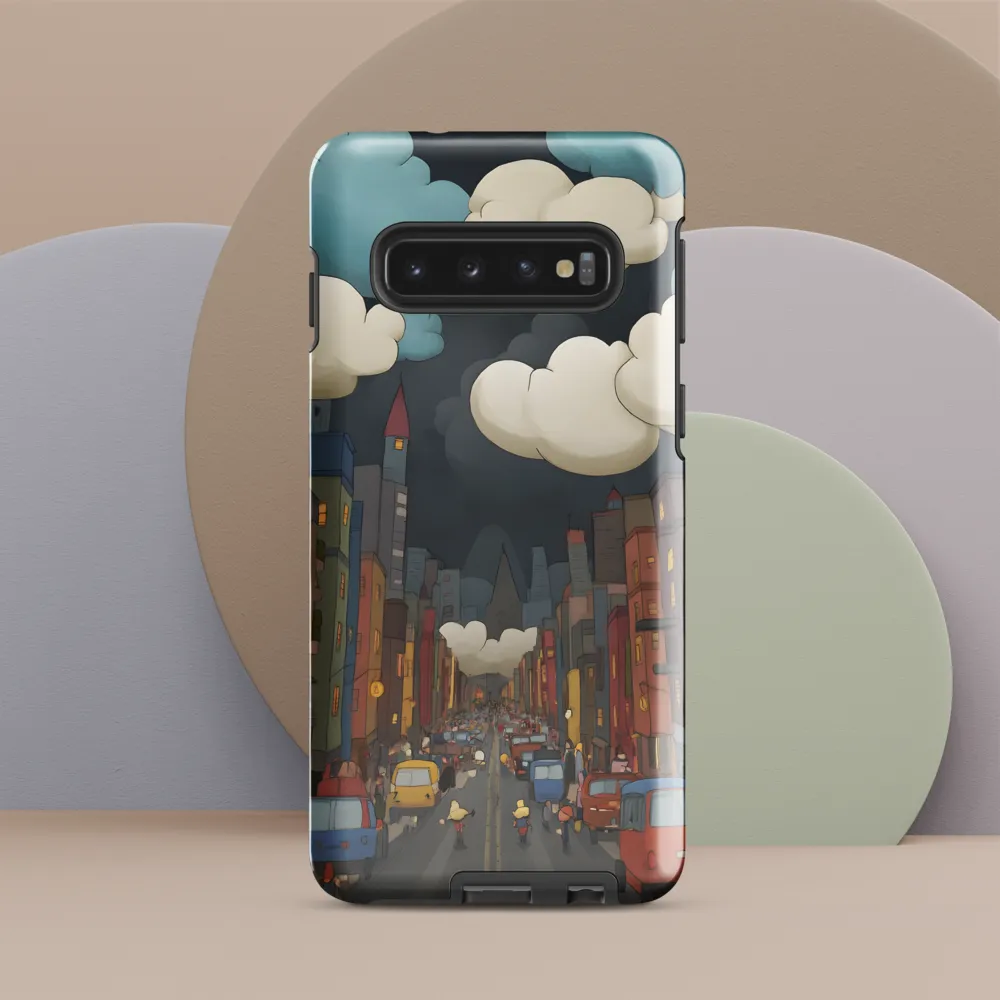 Urban Symphony: A City Awakens at Dusk | Phone Case |  S10 | Tough Case | Glossy