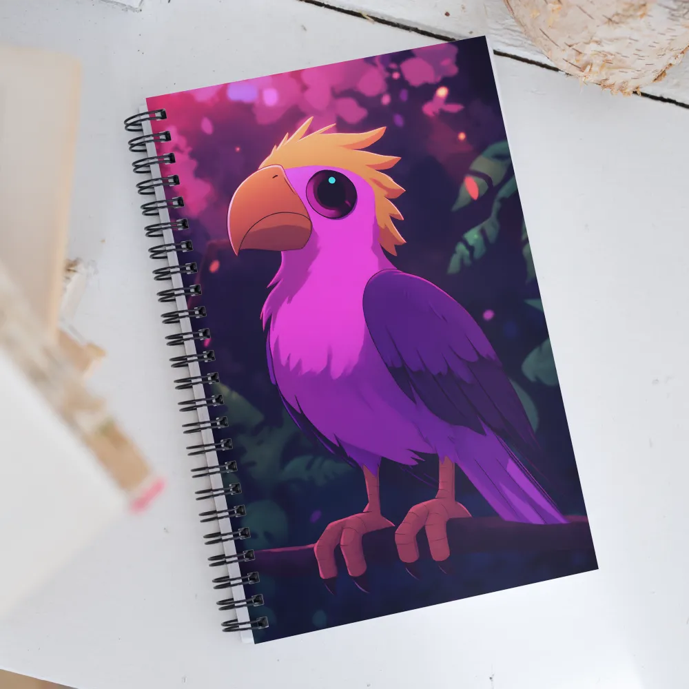 Whimsical Perch | Spiral Notebook